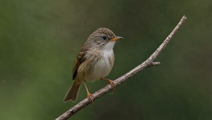 Obraz premium Rahmbrustprinie (Prinia subflava) bird.