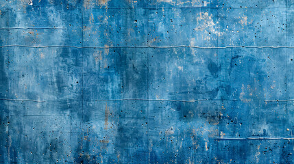 Blank Blue Cement Wall Texture Background: Blue cement wall texture background.