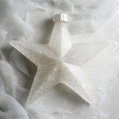 Santa's plush red hat on presents, holiday magic, white background