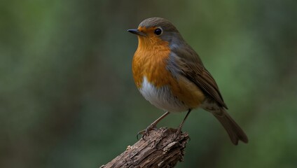 Fototapeta premium Robin perched.