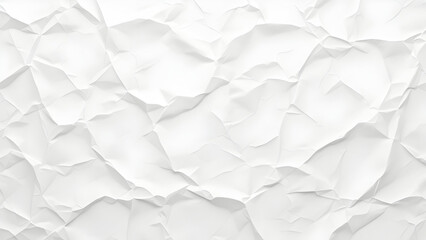 Obraz premium Wrinkled White Paper Texture