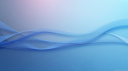 Fototapeta premium Minimalist Elegance. Thin blue line wallpaper high detailed plain background concept