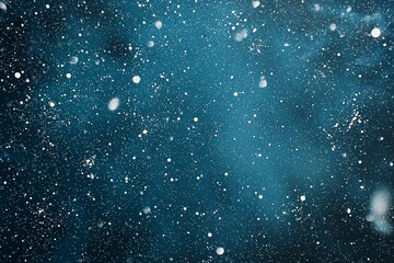 Starry Abstract Blue Night Sky