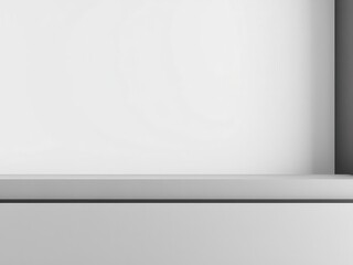 Obraz premium Smooth and minimalist texture of a white wall, urban texture, empty space