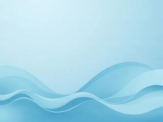 Obraz premium Soft and soothing light blue abstract background resembling gentle waves on water, minimalistic, simplicity