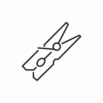 recommend clip art: clothespin clothing icon sign vector