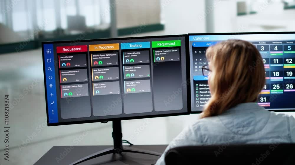 Poster kanban project management software