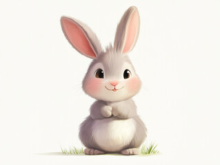 Obraz premium easter bunny with egg