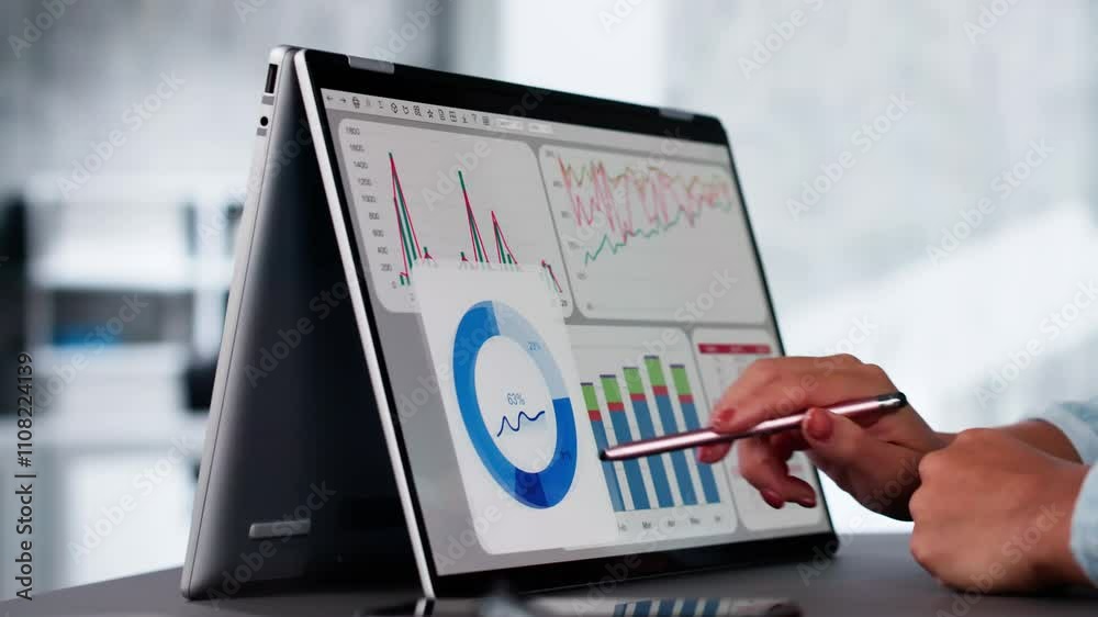 Aufkleber Data Analyst Using Data Analytics KPI