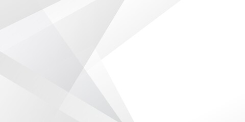 Obraz premium A clean and modern white background with geometric shapes and a subtle gradient effect
