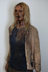 Blonde Female Mummified Zombie 