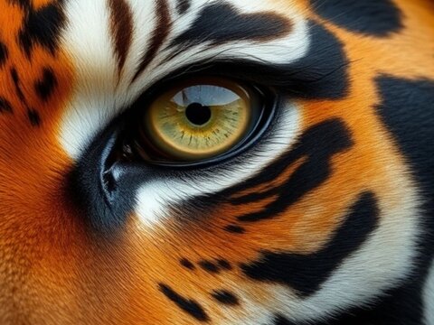 tiger head close up malayan eye tiger