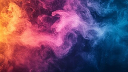 Colorful Smoke Abstract Background