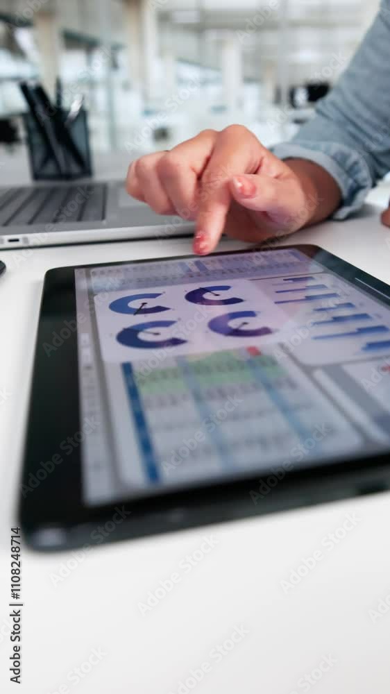 Aufkleber Innovative Data Analyst Maximizing Business Performance Through Data Analytics
