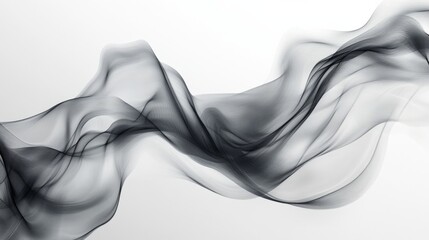 Obraz premium Abstract Flowing Smoke Illustration