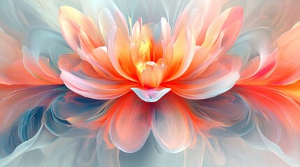 Fototapeta premium Abstract Floral Artwork
