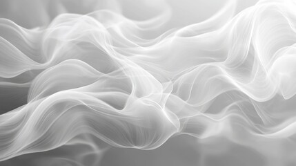 Obraz premium Ethereal White Abstract Background