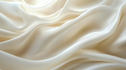 Obraz premium Luxurious Creamy Silk Fabric Texture