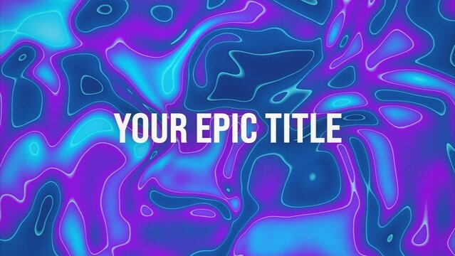 Abstract Modern Colorful Animated Text & Logo Reveal