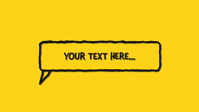 Text Message Bubble Pop Up Animation