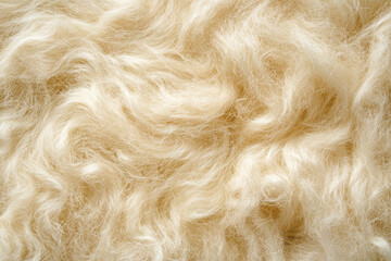 Fototapeta premium Fur Texture Background - Soft and Fluffy Sheepskin