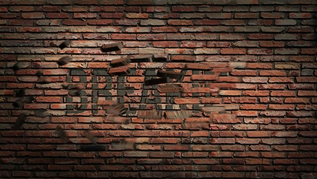 Breaking Wall Text & Title Intro Reveal