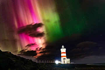 Northern Lights #1 10/9/24 Garður Old Lighthouse