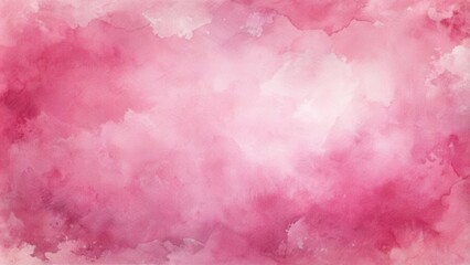 Fototapeta premium Abstract Pink Watercolor Background with Soft, Delicate Splashes and a Subtle Gradient Effect