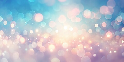 Obraz premium Abstract Background with Shimmering Pastel Lights and Soft Focus