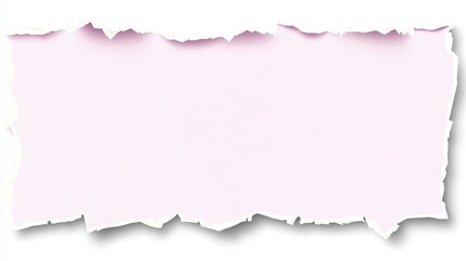 Fototapeta premium Torn paper texture with a soft pink background adds a delicate touch to your design.