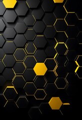 abstract background with hexagons
