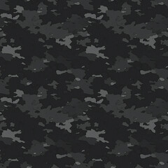 Dark Gray Camo Pattern with Subtle Texture, Ideal for Military and Urban Designs.