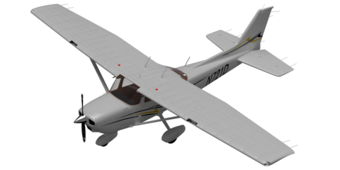 back top white plane isolated on white empty background premium png for make mockup