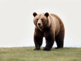 Fototapeta premium brown bear in the forest