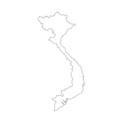 Vietnam map icon