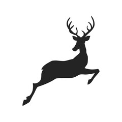 Obraz premium Reindeer Christmas clip art design on plain white transparent isolated background for card, shirt, hoodie, sweatshirt, apparel, card, tag, mug, icon, poster or badge