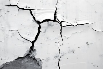 Fototapeta premium Grunge concrete wall with cracks and scratches