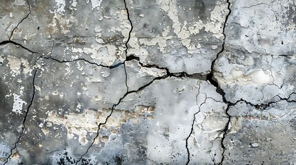 Obraz premium Grunge concrete wall with cracks and scratches