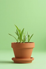 Fototapeta premium plant in a pot