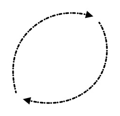 Arrow Dash Line Direction