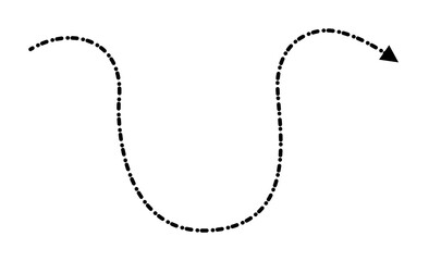 Arrow Dash Line Direction