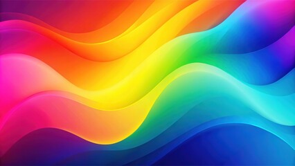 Obraz premium of vibrant colorful gradient shapes wallpaper, ,vibrant, colorful, gradient, shapes, wallpaper, background, design, abstract