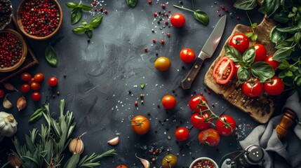Creative poster design inspired by culinary ambiance and mood