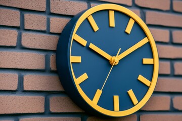 A modern, abstract representation of a clock with intersecting lines forming the hands and hour markers