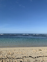 beach and blue sky