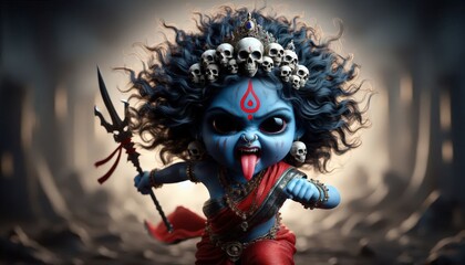 Goddess Kali, Indian Hindu Goddess  