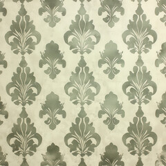 Fototapeta premium Elegant vintage wallpaper with classic damask pattern