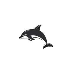 Naklejka premium Dolphin swimming gracefully in the ocean