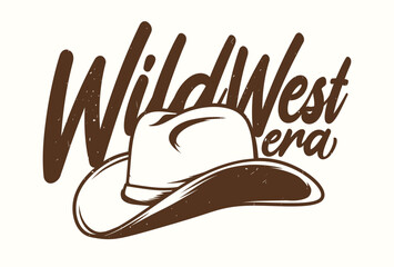 Wild West Vector Design for Print