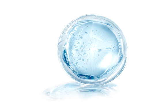blue bubble molecule for cosmetics product